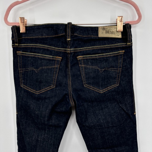 Diesel Jeans Womens 27‎ Blue Grupee Slim Skinny Low Waist Stretch 0881K - Picture 8 of 12
